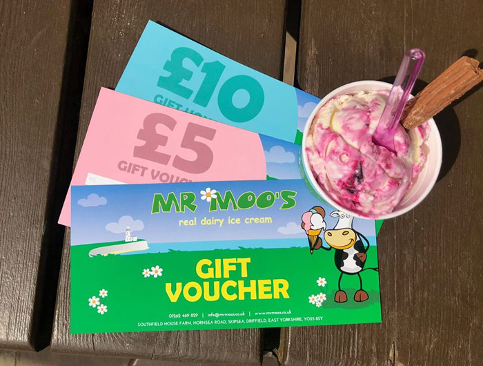 Mr Moo's Ice Cream Voucher