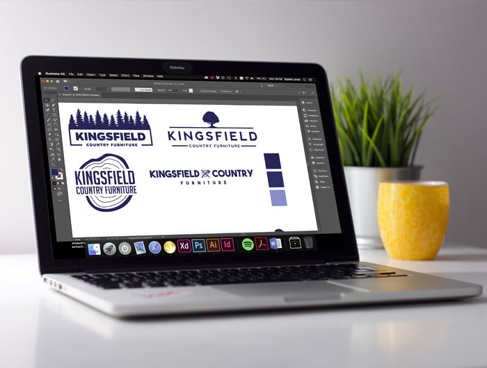 Kingsfield Country Furniture Branding Exercise