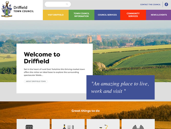 Driffield Town Council Website