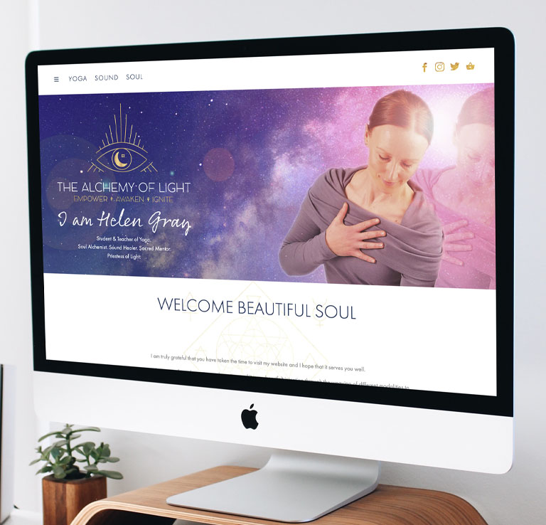Designing & developing a bold and mystical website