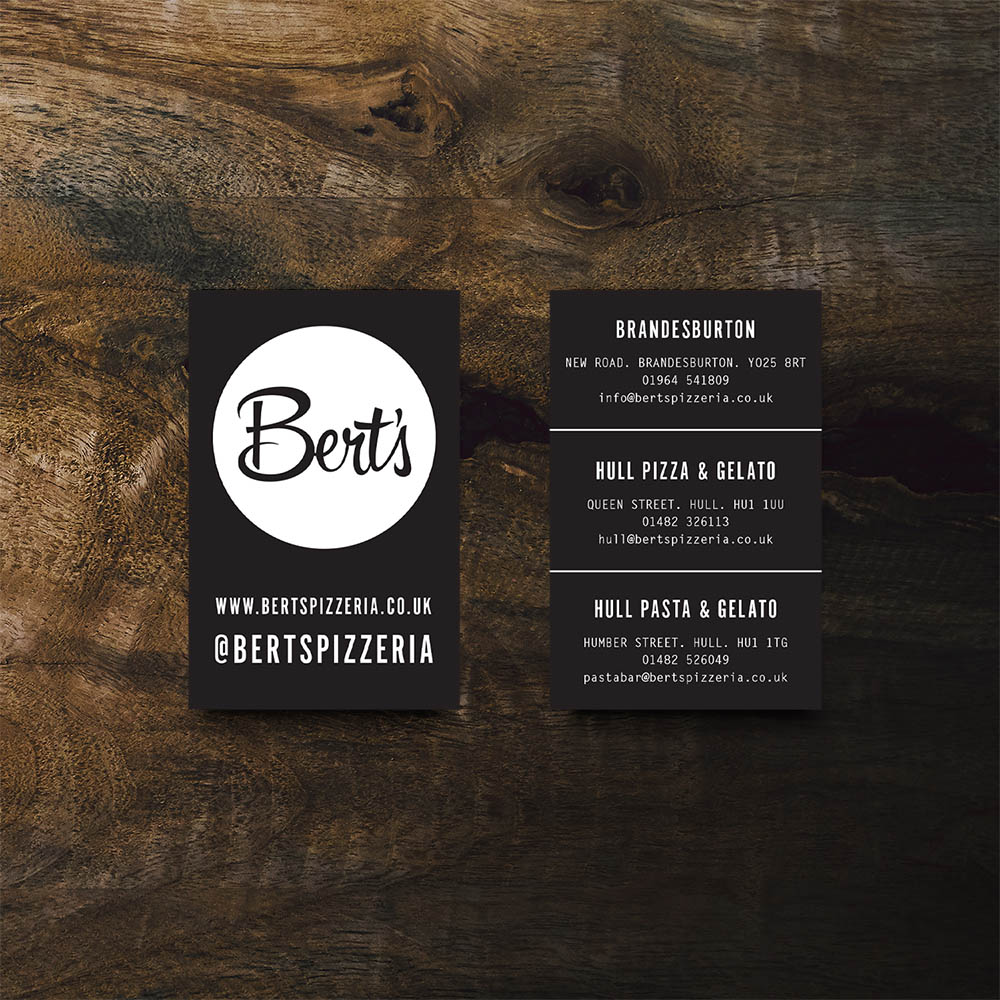 Berts business Cards