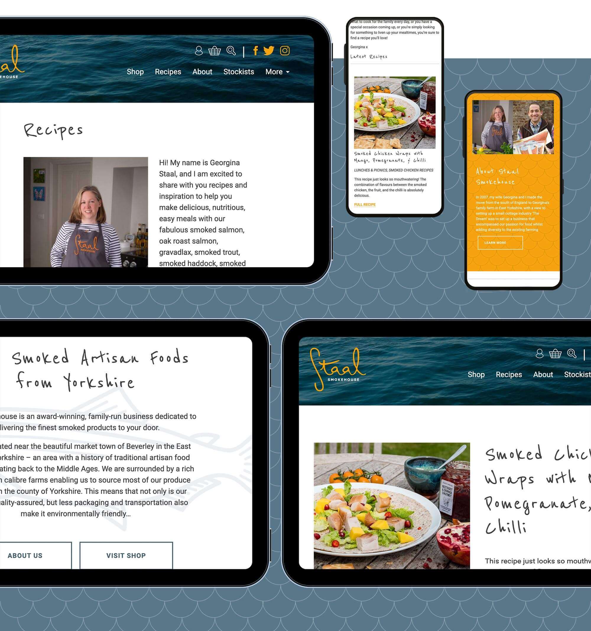 Staal Smokehouse Responsive Design