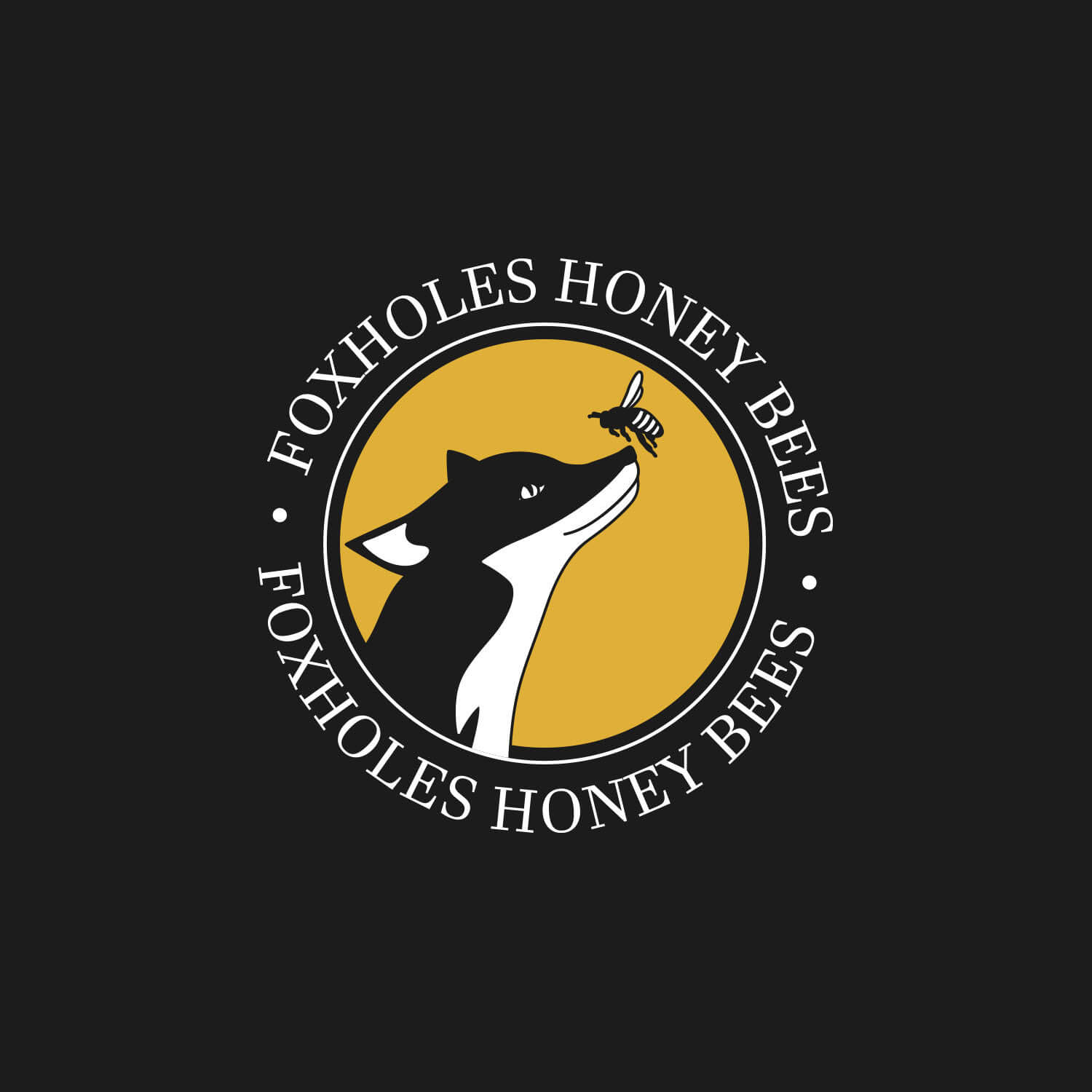 Foxholes Honey Bees Logo