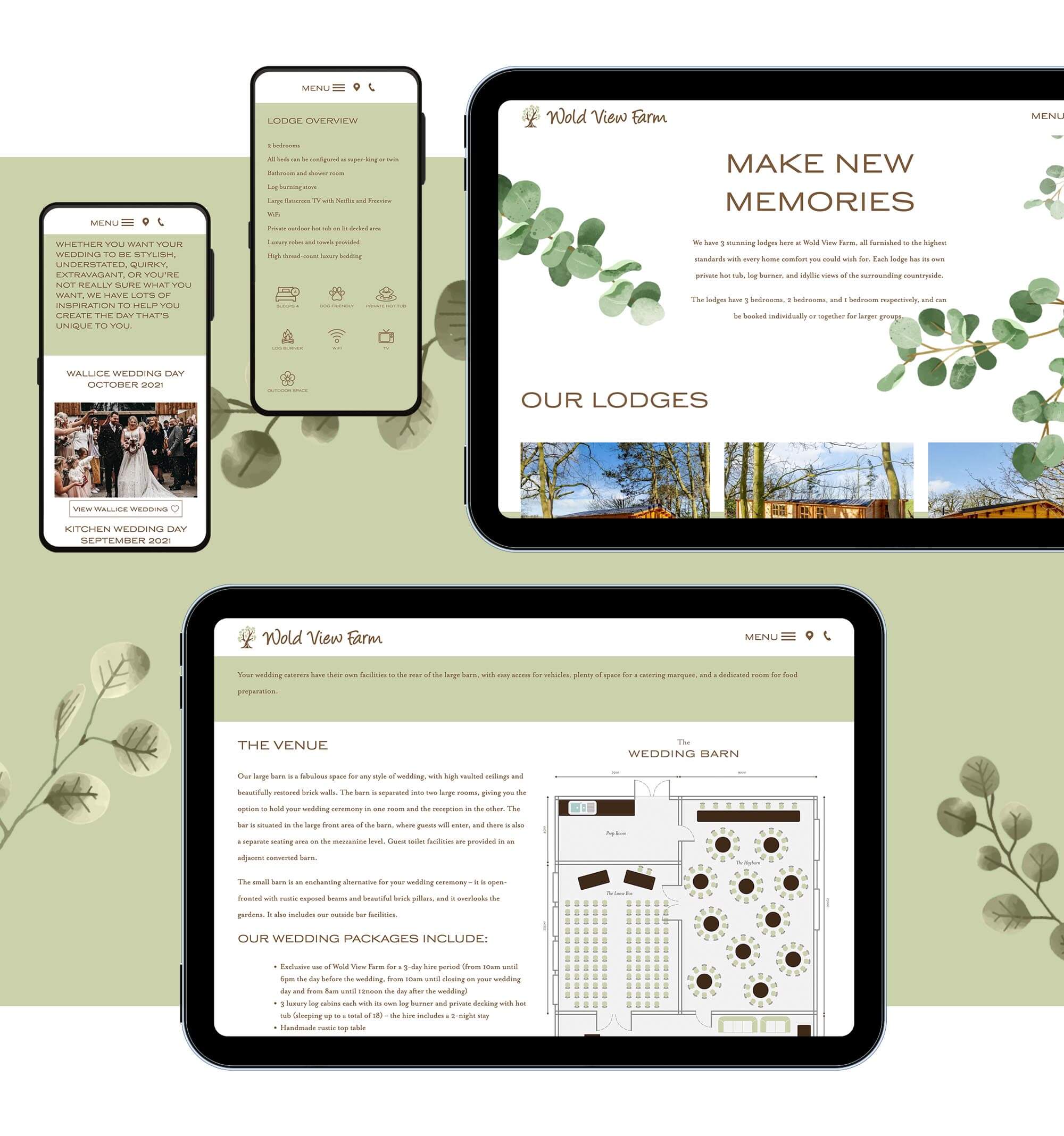 Wold View Farm Responsive Design