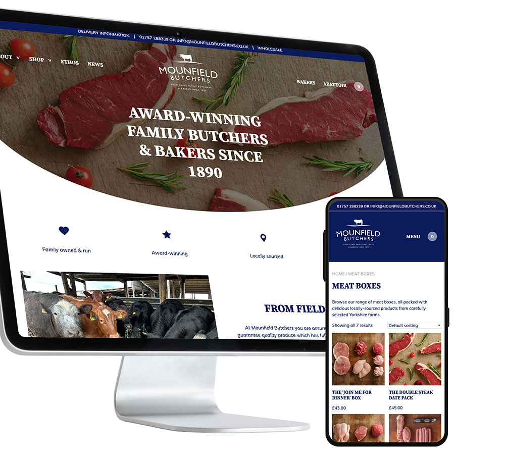 Mounfield Butchers Website