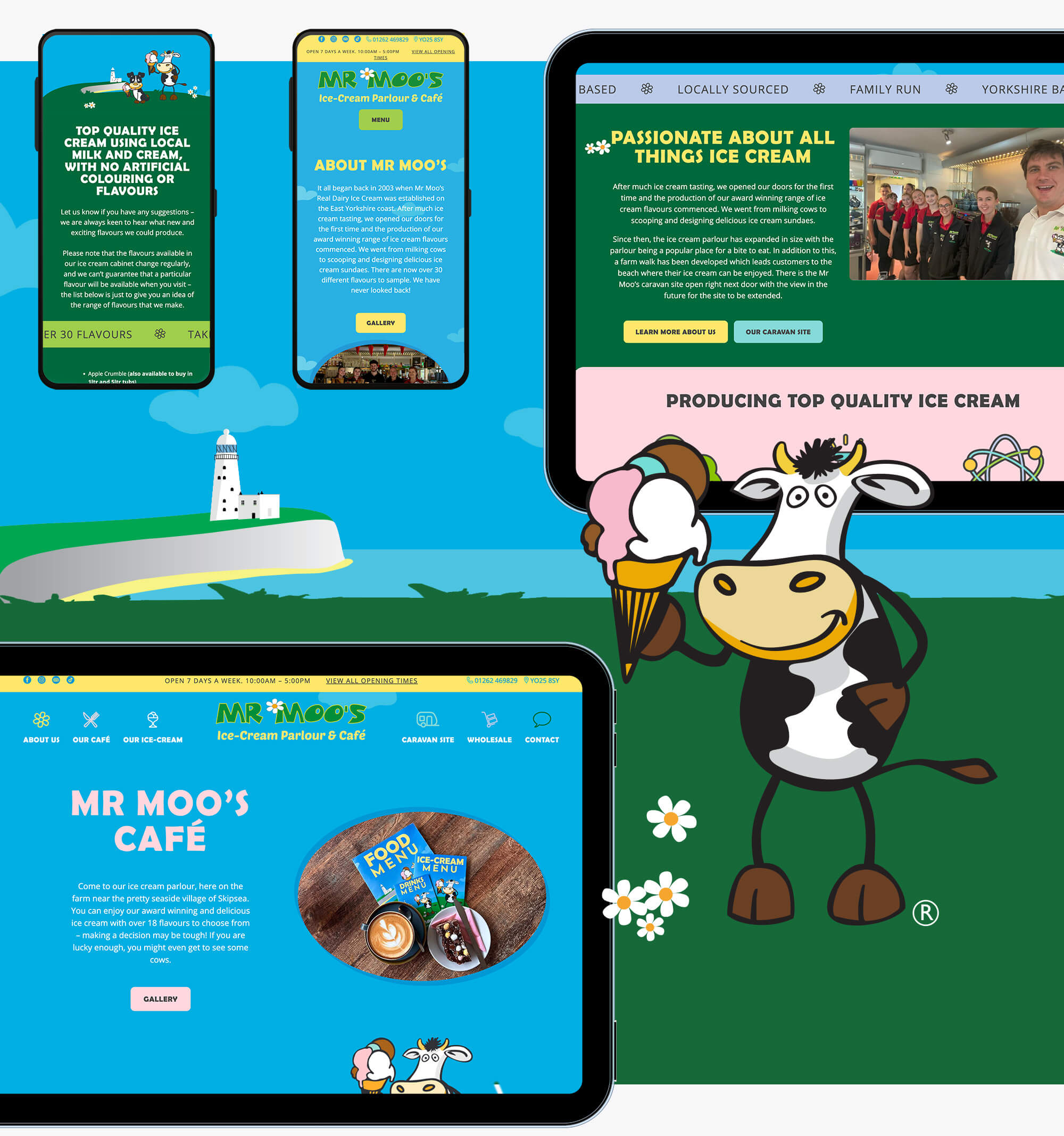 Mr Moos Responsive Website